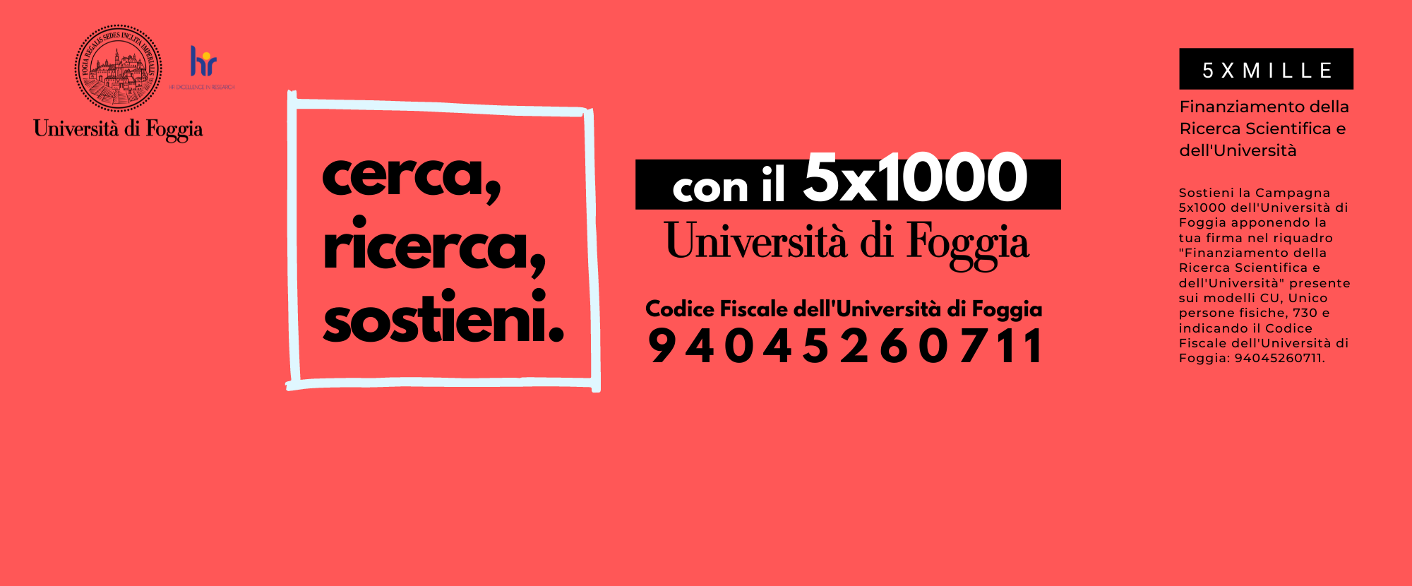 Campagna 5x1000 Unifg 2021