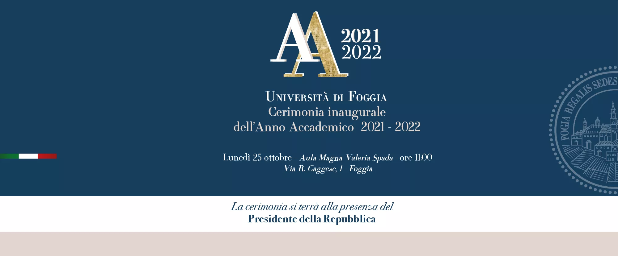 Cerimonia di inaugurazione