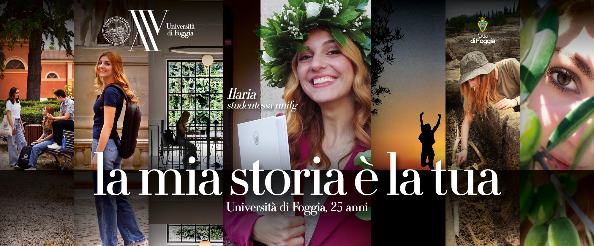 La mia storia è la tua. Campagna di comunicazione Unifg 2024/25