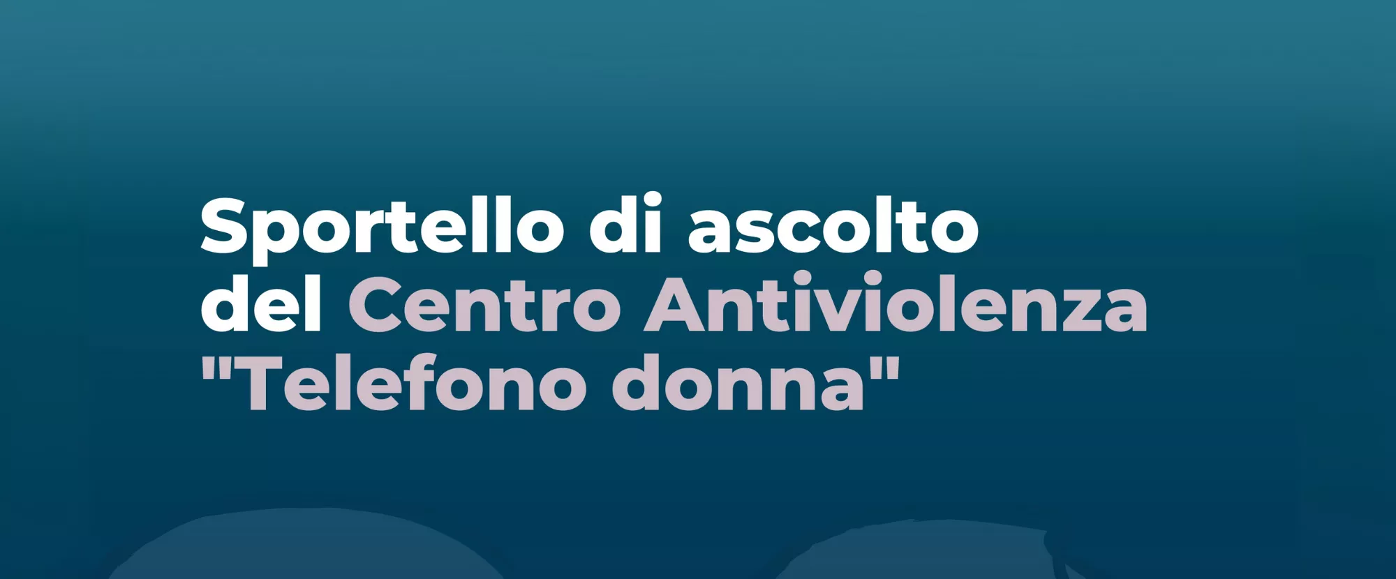 Sportello Antiviolenza