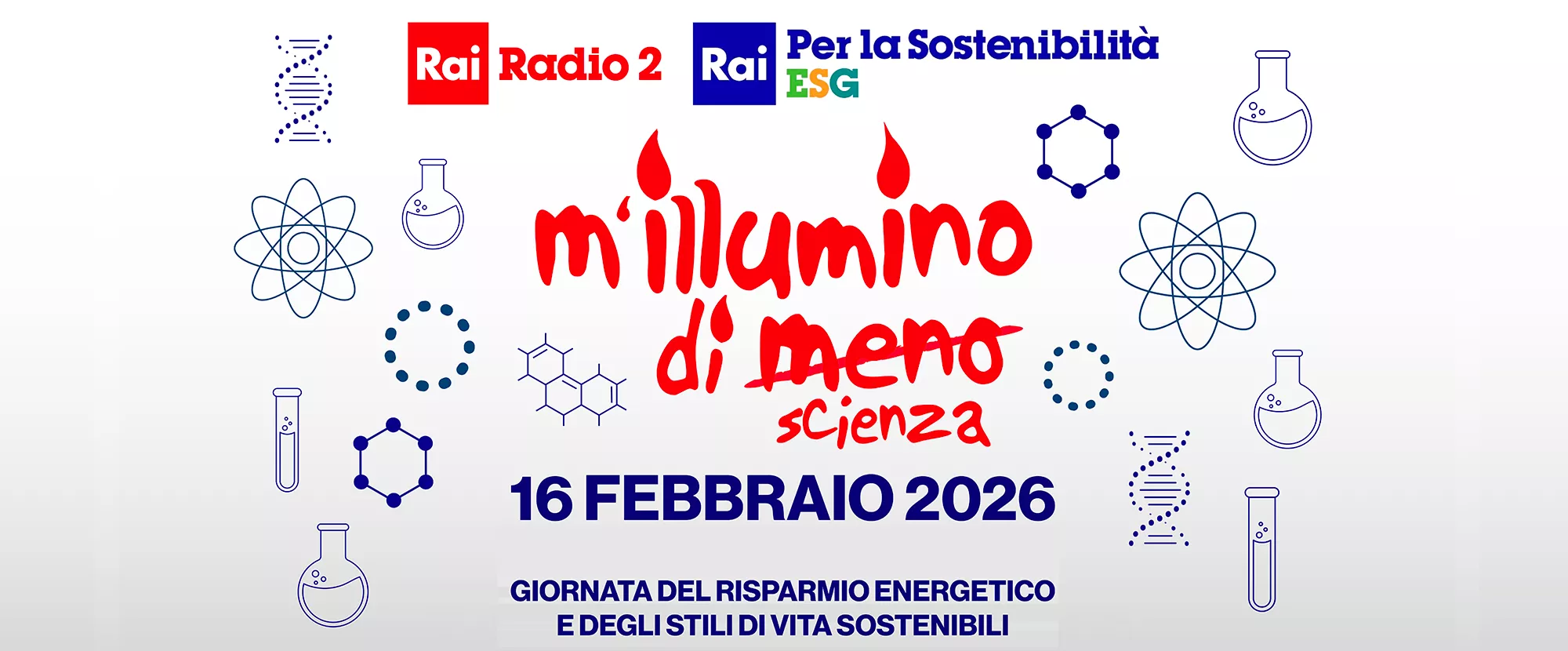 Mi illumino di meno 2026