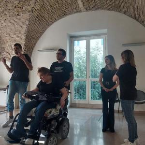 Attori dello spettacolo "Rotte sacre"