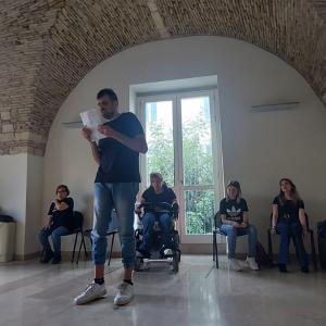 Attori dello spettacolo "Rotte sacre"