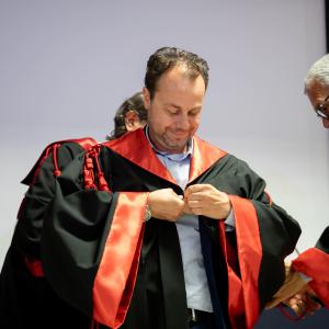 Conferimento toga al prof. Lacedonia