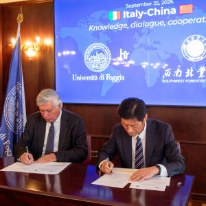 Dalla Cina a Foggia: visita istituzionale della Southwest Forestry University all’Università di Foggia