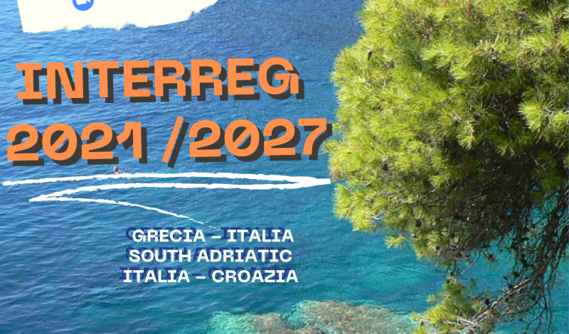 Locandina MASTERCLASS sui Programmi Transfrontalieri INTERREG 2021 – 2027: Grecia - Italia, South Adriatic e Italia – Croazia