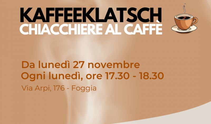 Kaffeeklatsch, chiacchiere al caffè