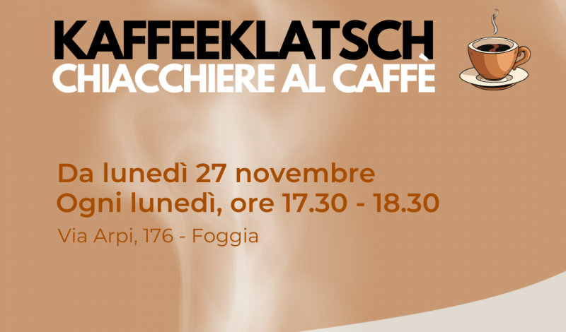 Kaffeeklatsch, chiacchiere al caffè