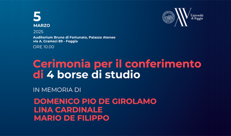 cerimonia conferimento borse di studio