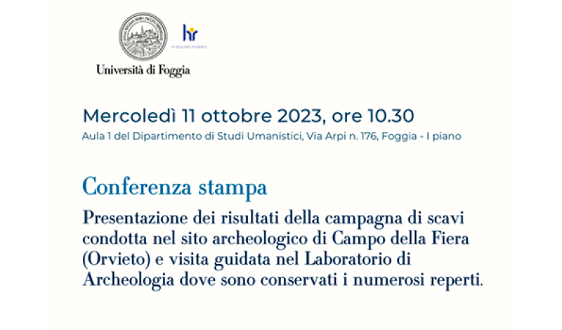 Conferenza stampa scavi archeologici