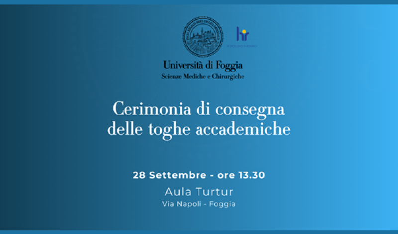 Cerimonia di consegna delle toghe accademiche