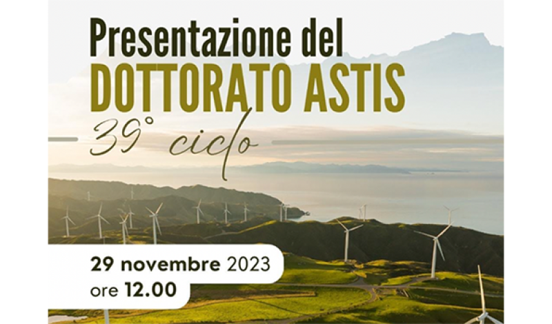 Presentazione del Dottorato Astis