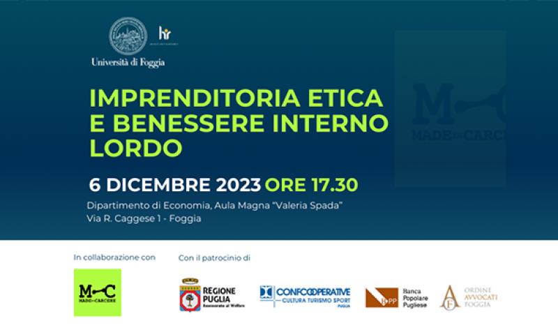 Imprenditoria etica e benessere interno lordo