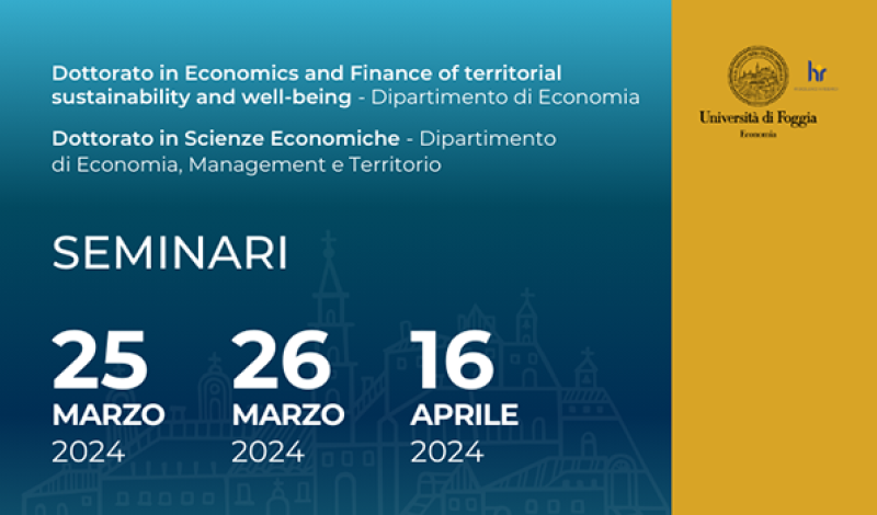 Seminari Dottorati Economia