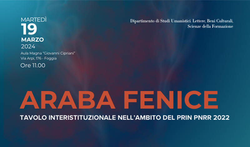 Tavolo Araba Fenice
