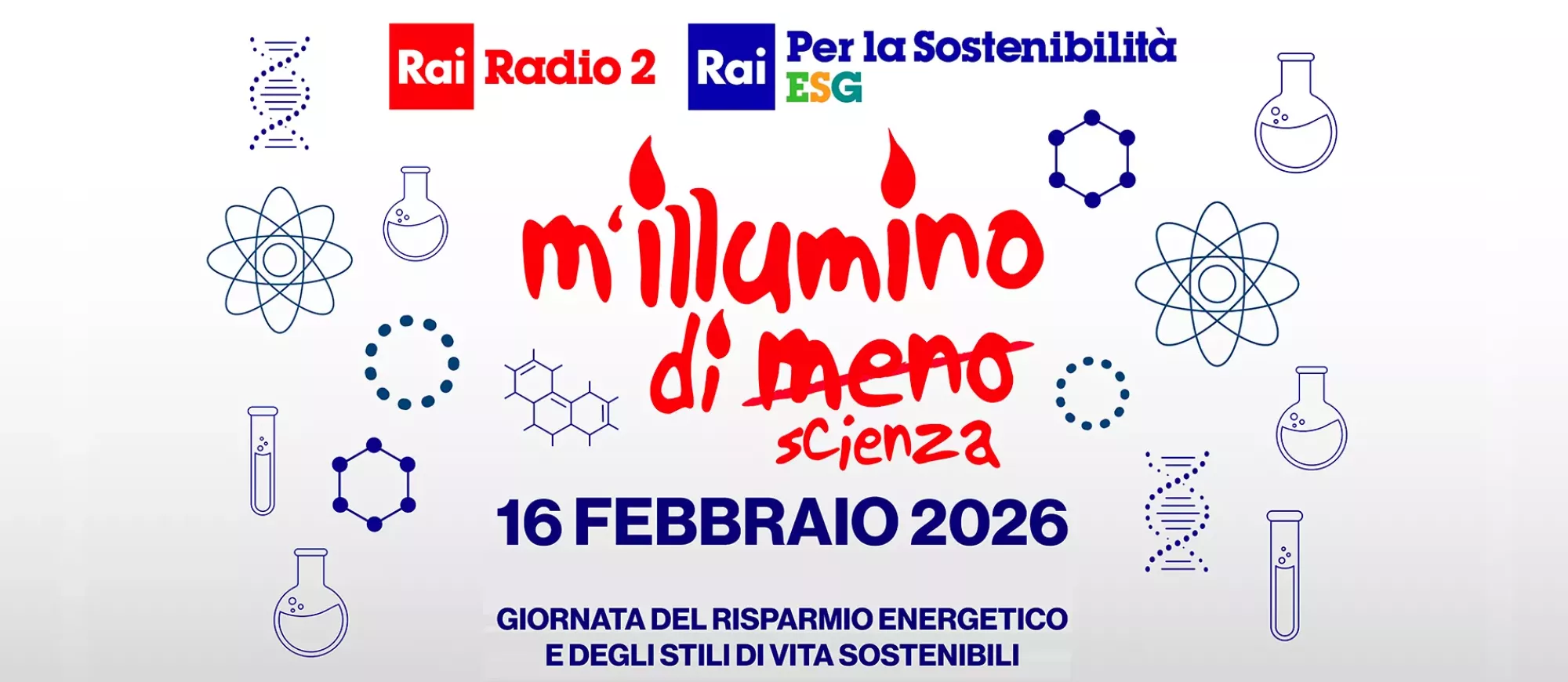M'illumino di meno 2026